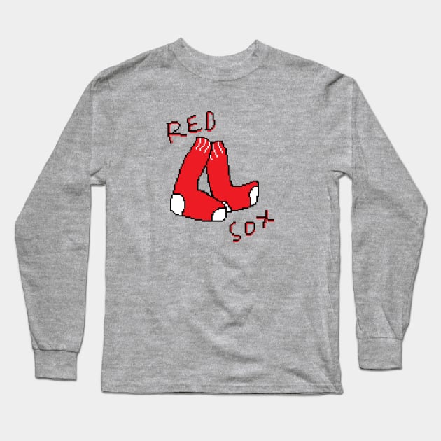 Boston Red Sox Long Sleeve T-Shirt by PixelBarn